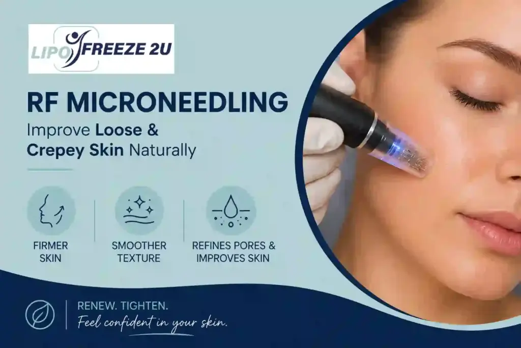 Can RF Microneedling Help Improve Loose and Crepey Skin Uxbridge?